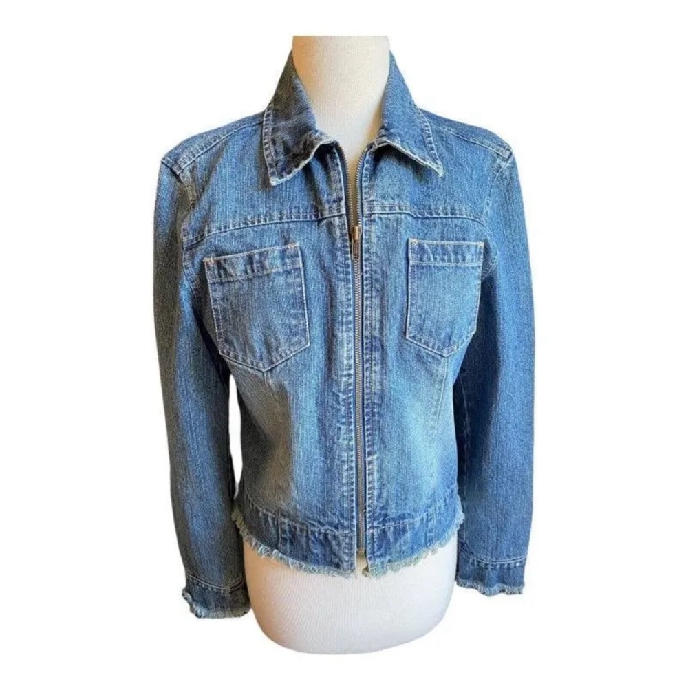 Vintage 90s Faded Glory Women’s Denim Jacket - Picture 1 of 15